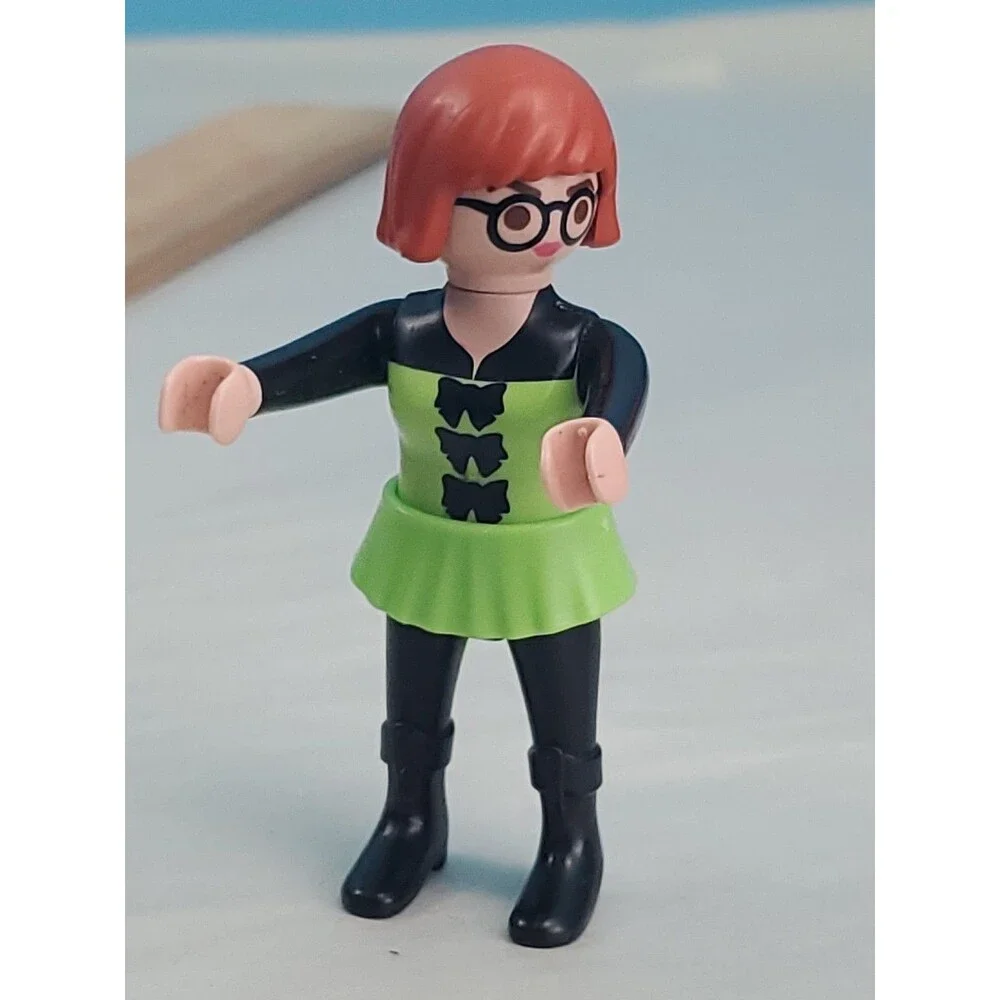 Playmobil Ghostbusters JANINE MELNITZ Figure Female Glasses Black Green 9219...